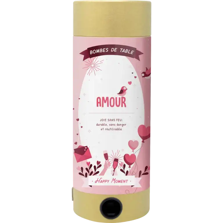 Bombe de table durable Amour de Happy Moment by Artoz