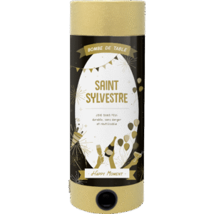 Bombe de table durable Temps de Saint-Sylvestre de Happy Moment by Artoz