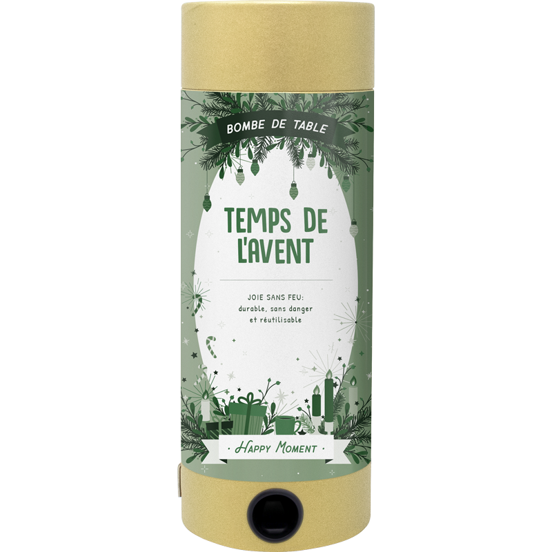Bombe de table durable Temps de l’Avent de Happy Moment by Artoz